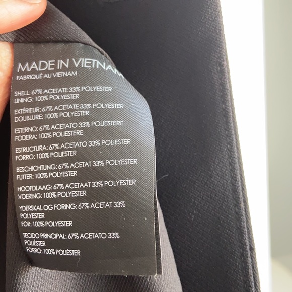 Club Monaco Black Suit Vest - Picture 4 of 4